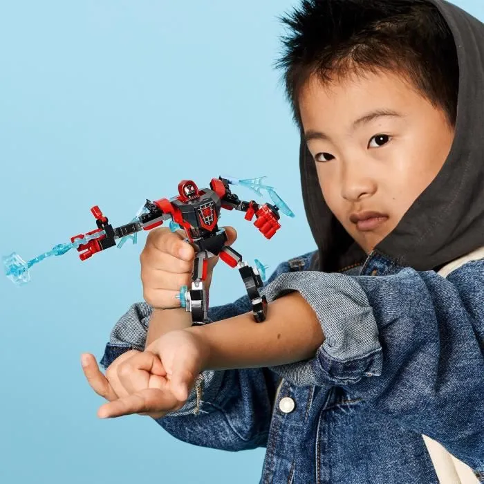 LEGO® Marvel Spider-Man 76171 L’armure robot de Miles Morales, jeu de construction, garçon ou fille 7 ans, figurine super héros-3