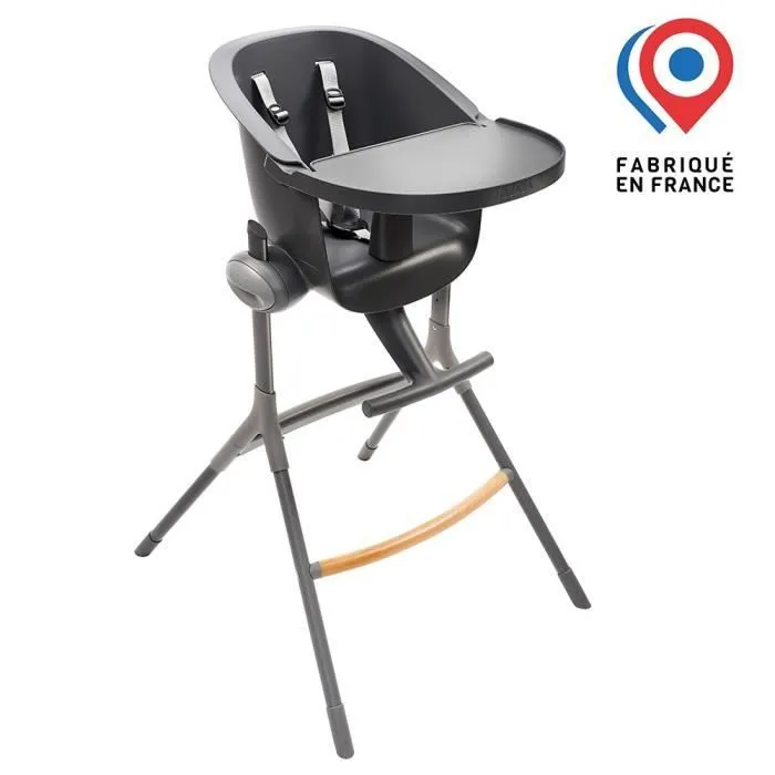 BEABA, Chaise Haute Up&Down dark grey-0