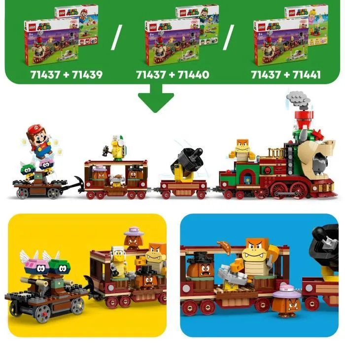 LEGO® Super Mario 71437 Train Bowser Express - Jouet avec des Personnages Nintendo®-2