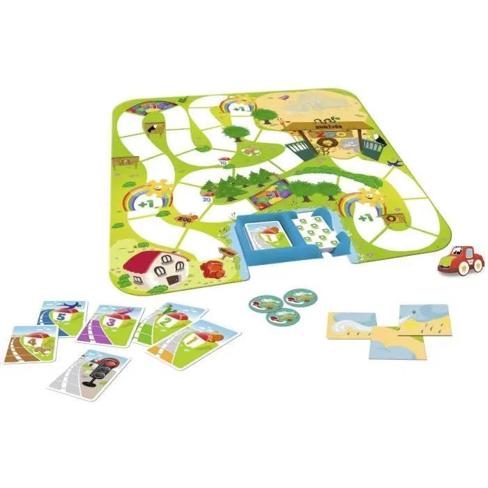 MON 1ER MILLE BORNES - TOUS AU ZOO - Jeu de société - DUJARDIN - Initiez les plus petits au jeu avec une version adaptée au zoo !-1