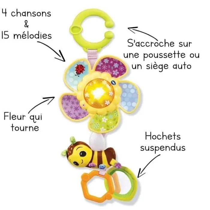 VTECH BABY - Ma Tourni Fleur d'Eveil-2