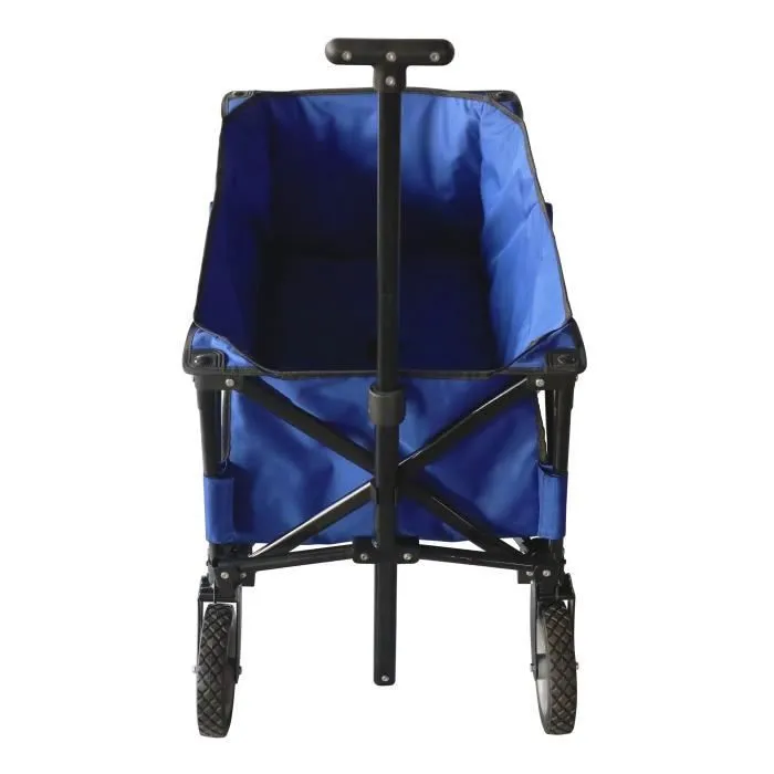 Chariot pliable bleu - AXI AB110 - Roues en caoutchouc - Charge maximale 80 kg-0
