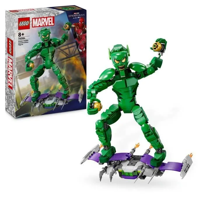 LEGO® Marvel 76284 Figurine du Bouffon Vert à Construire Jouet Enfant Super-héros-0