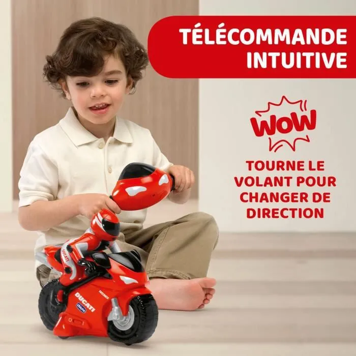 Moto Ducati 1198 - Télécommandée - Rouge - CHICCO-2