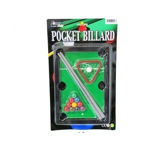 Jeu de billard miniature à emporter 2 queues de billard mini-0