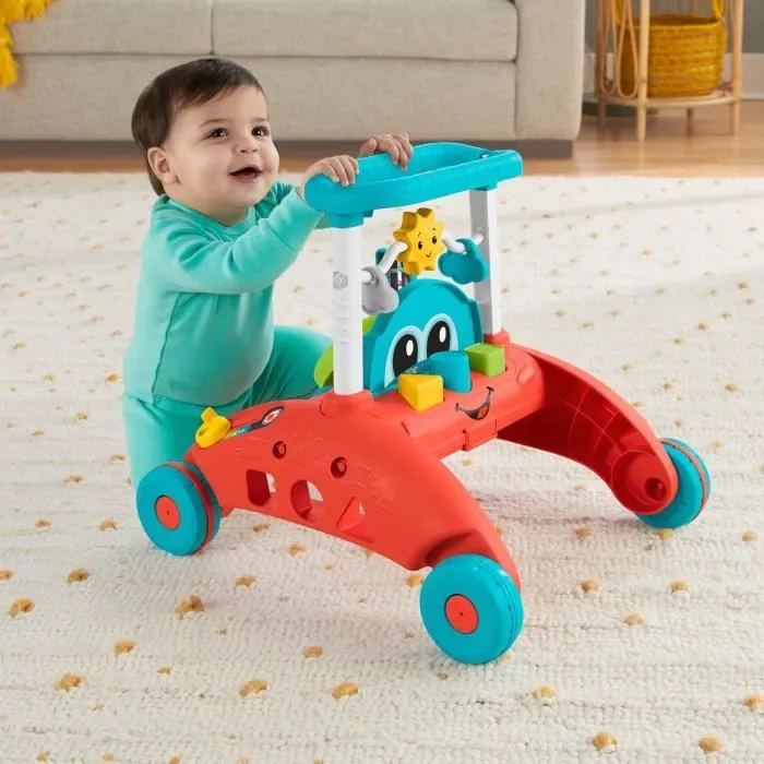 Fisher-Price-Trotteur à 2 côtés Rythme Stable et Régulier HJP43-5