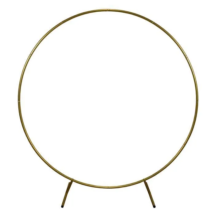 Arche Circulaire à Décorer pour Mariage - 200cm - Dorée-0