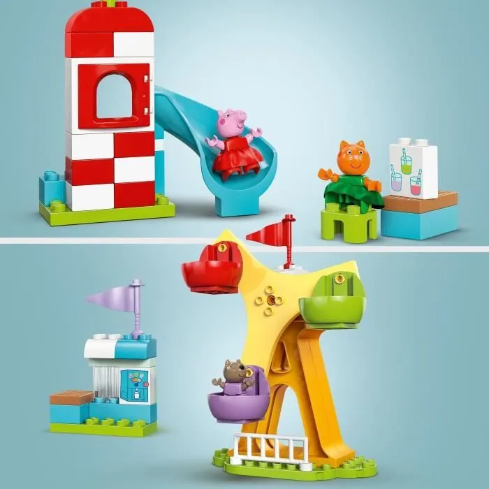 LEGO DUPLO Peppa Pig 10453 La Fête Foraine - Jeu de construction pour enfants dès 2 ans-2