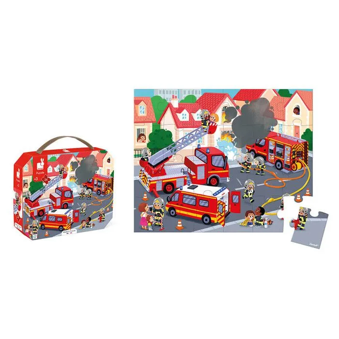 Puzzle Pompiers 24 Pièces-3
