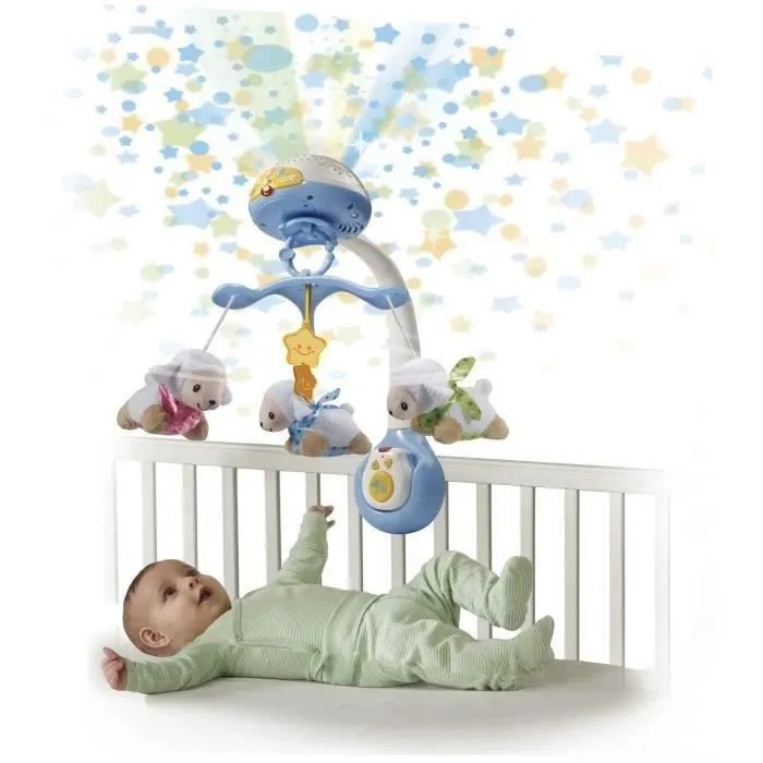 VTECH - Vtech Baby - Mobile Lumi Mobile Compte-Moutons Bleu-2