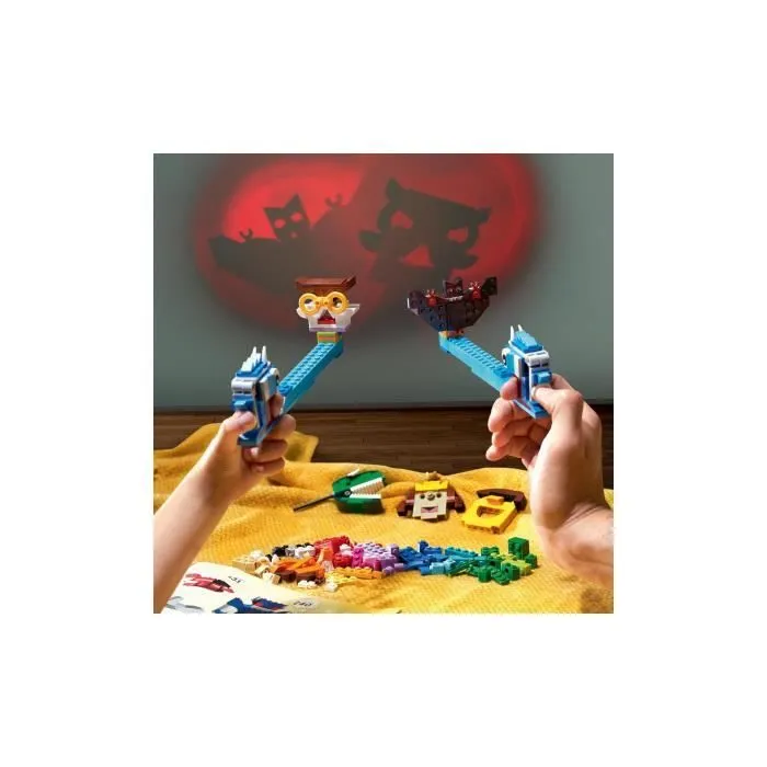 LEGO® Classic 11009 Briques et lumières - Jouets Créatifs de Construction, Théâtre d’ombres pour Enfants de 5 ans et +-1