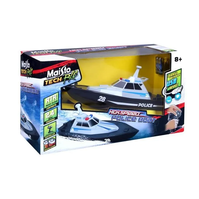 Bateau police radiocommandé-2