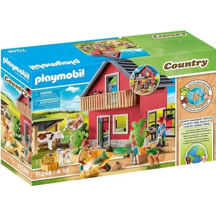 PLAYMOBIL 71248 Petite ferme, Country La Ferme, 137 pièces, Dès 4 ans-0