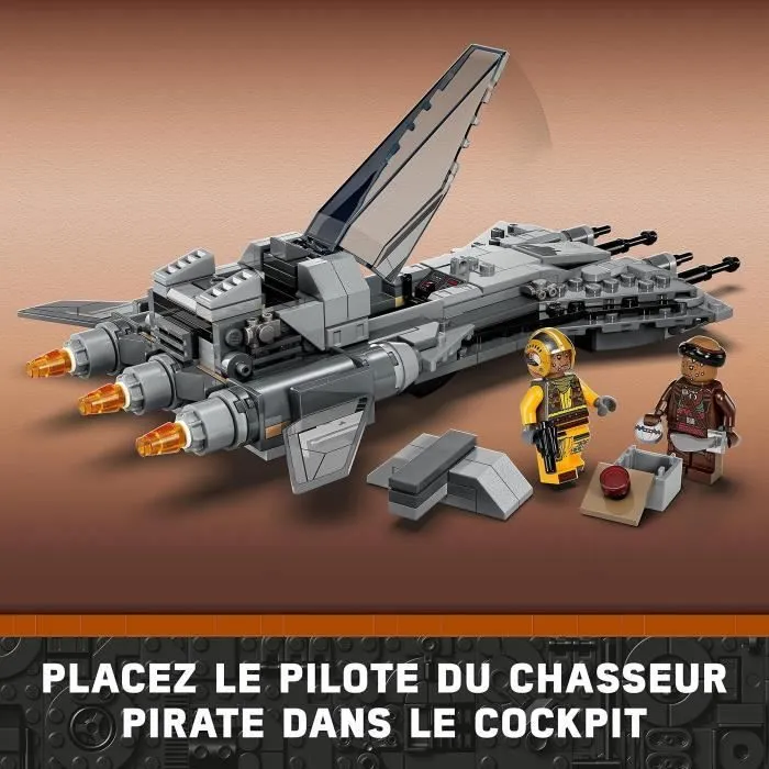 LEGO® Star Wars 75346 Le Chasseur Pirate, Jouet avec Minifigurines Pilote et Vane, Le Mandalorien-3