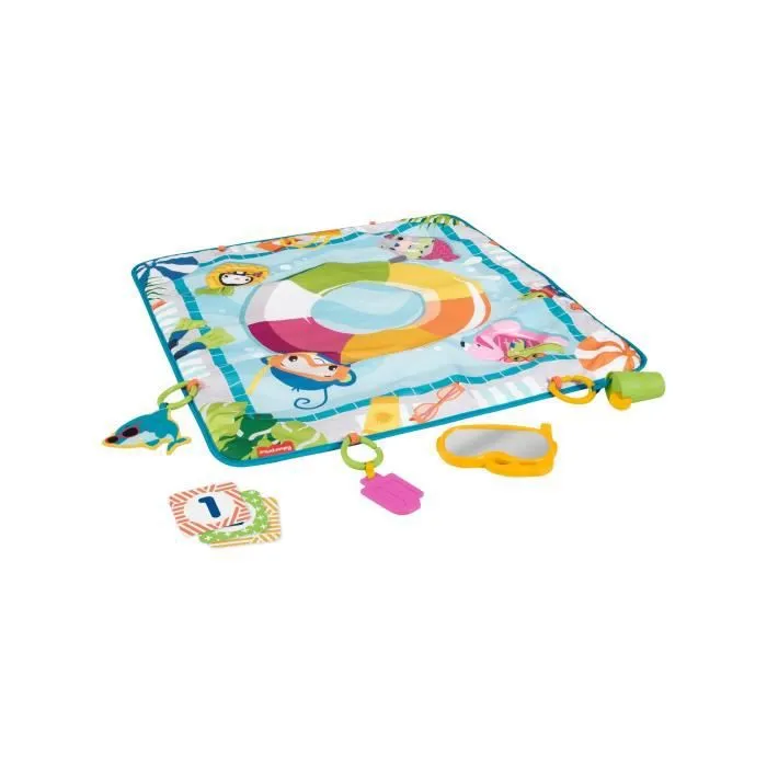 Fisher-Price - Tapis d’Activités Amusant - Tapis d’Éveil pour Bébé - Dès la naissance-1