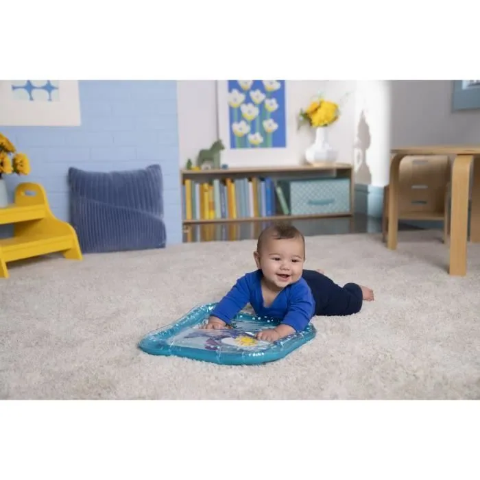 DISNEY BABY - STITCH - Tapis d'eau pour bébé, jeu sensoriel et d'éveil, gonflable, facile à nettoyer, pliable, dès la naissance-3