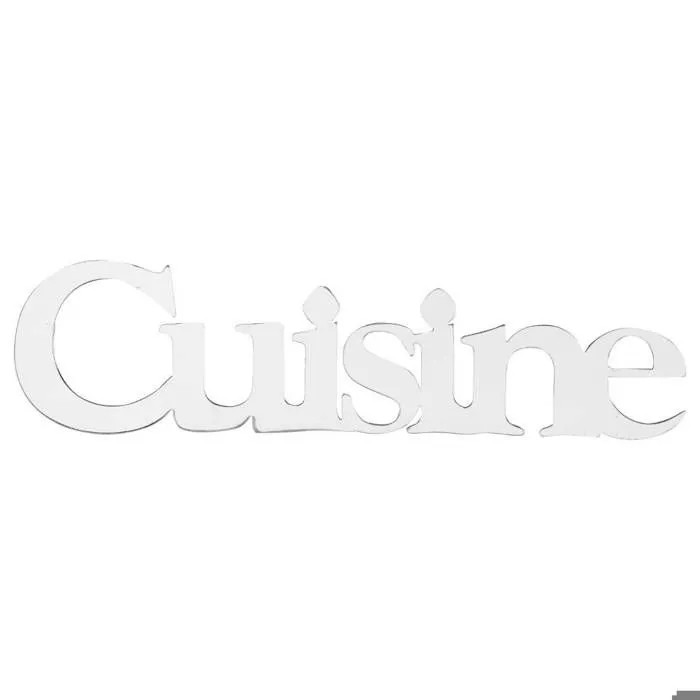 Sticker Miroir - ATMOSPHERA - Modèle 3 - 32 x 8 cm - Acrylique - Décoration Cuisine-0
