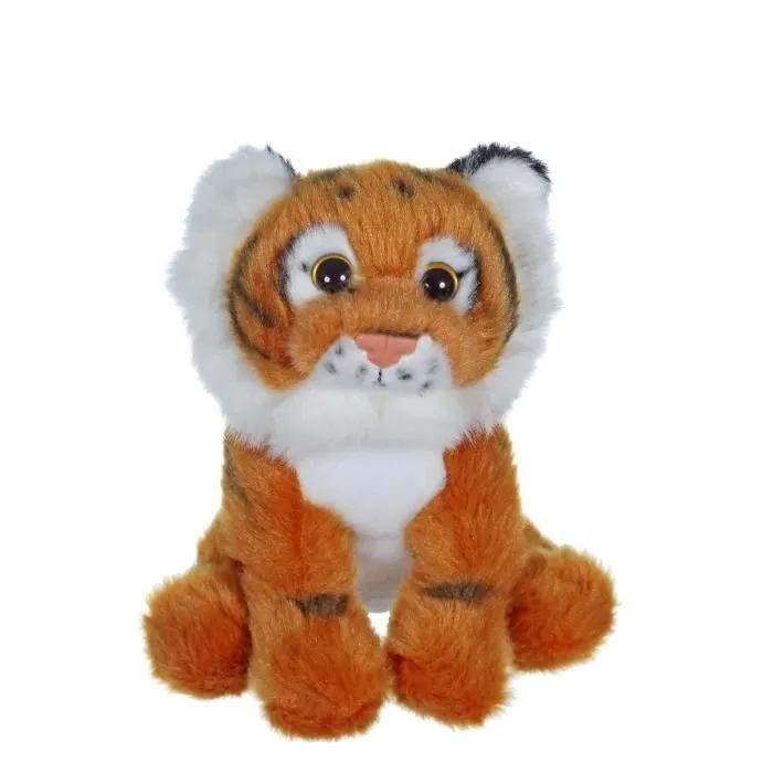 Gipsy Toys - P'tit Sauvageons - 15 cm - Tigre - Marron & Blanc-0