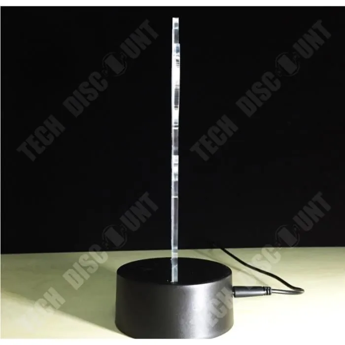 TD® Voldedog 3D Light Touche Tactile Led Stéréoscopique Veilleuse 3D Maison Cadeau Atmosphère Petite Lampe De Table-2