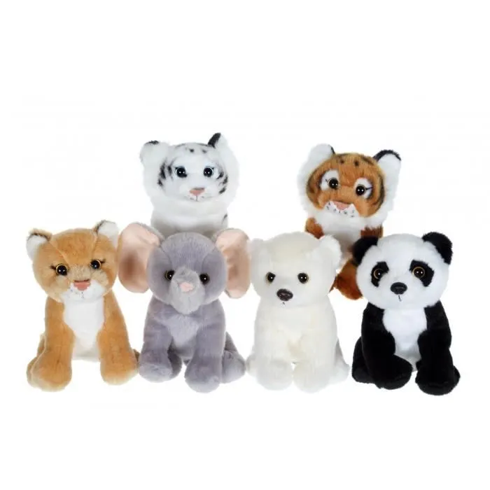 Gipsy Toys - P'tit Sauvageons - 15 cm - Tigre - Marron & Blanc-1