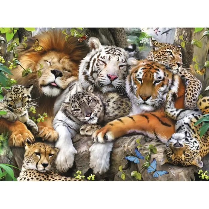 Puzzle enfant 200 pièces - Ravensburger - Petit somme - Animaux - Dès 8 ans-1