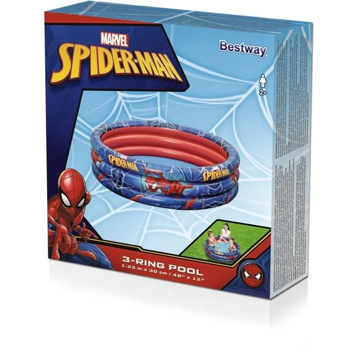Piscine Gonflable - Bestway - Spider Man - 122x30 cm - Vinyle - Pour Enfants Plus de 2 Ans-4