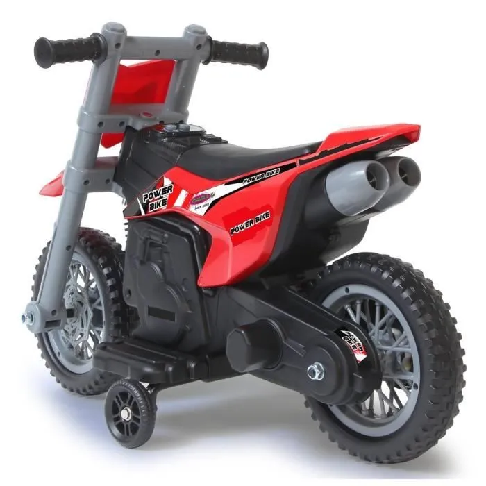 Moto électrique pour enfant - JAMARA - RIDE-ON POWER BIKE ROUGE - Batterie 6V - Pour extérieur-3