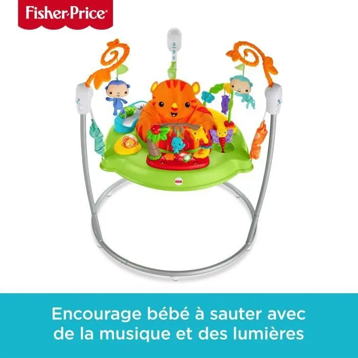 Fisher-Price - Jumperoo Jungle Sons et Lumières - Youpala CHM91-1