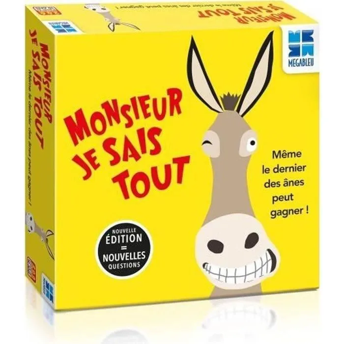 MEGABLEU Jeu de questions-réponses Mr Je Sais Tout-0
