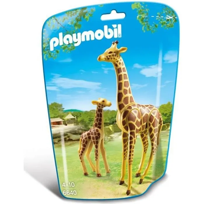 PLAYMOBIL - City Life Le Zoo - Girafe et Girafon - Mixte - A partir de 4 ans-0