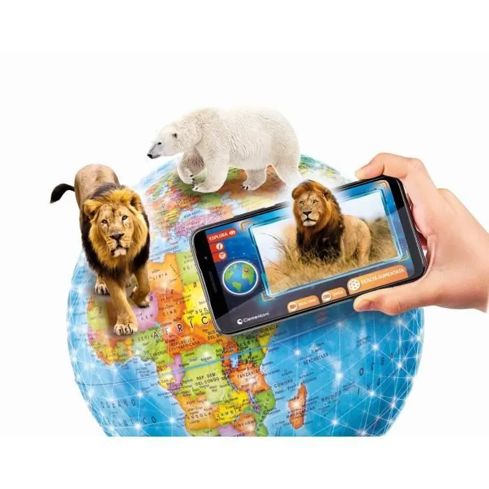 CLEMENTONI - Exploraglobe - Voyage en temps réel - 3 modes de jeu et 28 activités - Stylo Bluetooth-2