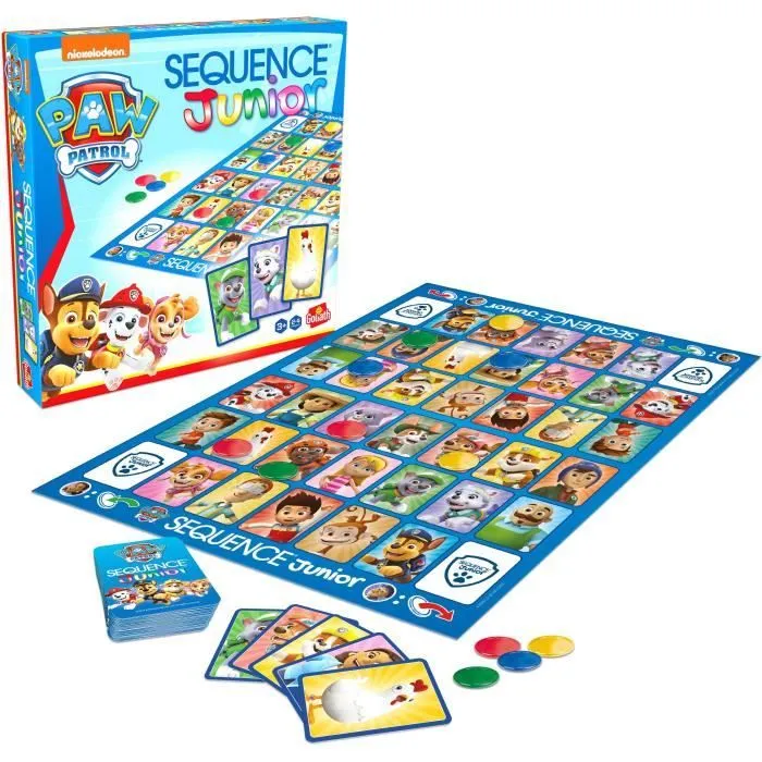 Jeu de société - GOLIATH - Sequence Junior Pat'Patrouille - Jeu familial dès 3 ans-1