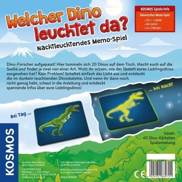 Jeu - KOSMOS - Quel dinosaure s'illumine - Multicolore - 2 à 4 joueurs - 15 min-3