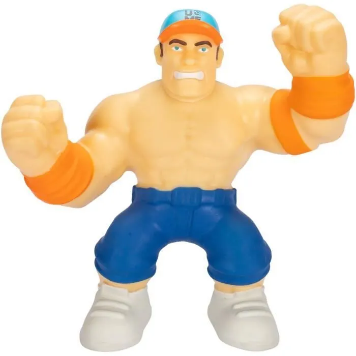 Figurine extensible - GOO JIT ZU WWE - John Cena - 11 cm - Texture élastique - Extensible 3x-1