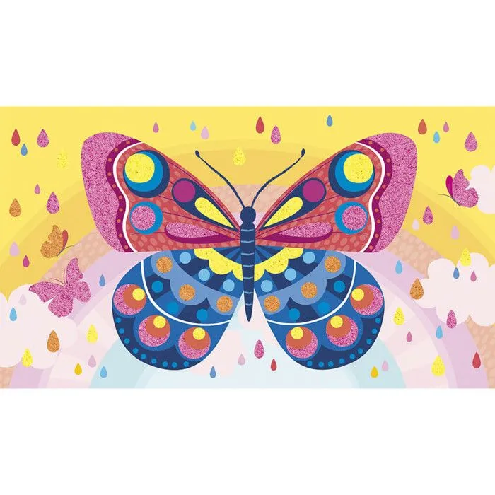 Kit Créatif - Coffret Sables Fluo Papillons-5