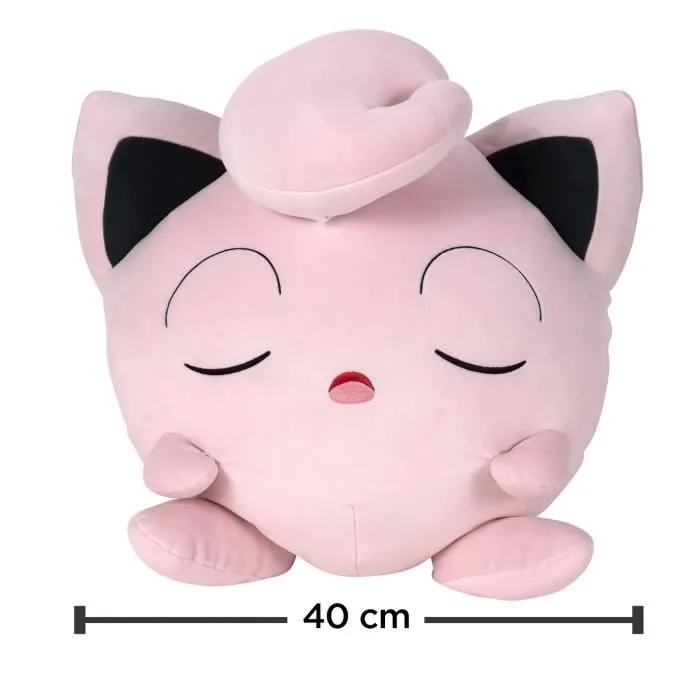 Peluche - BANDAI - Pokémon Rondoudou (Jigglypuff) - 40 cm, douce et moelleuse-3