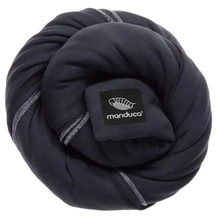 Echarpe de portage MANDUCA SLING Noir - Pour un portage tout en douceur - Coton 100% bio-0