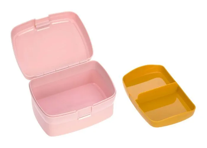 Lässig Boîte à déjeuner argenté rose pour fille et garçon - Lunchbox Adventure Tipi 150419-1
