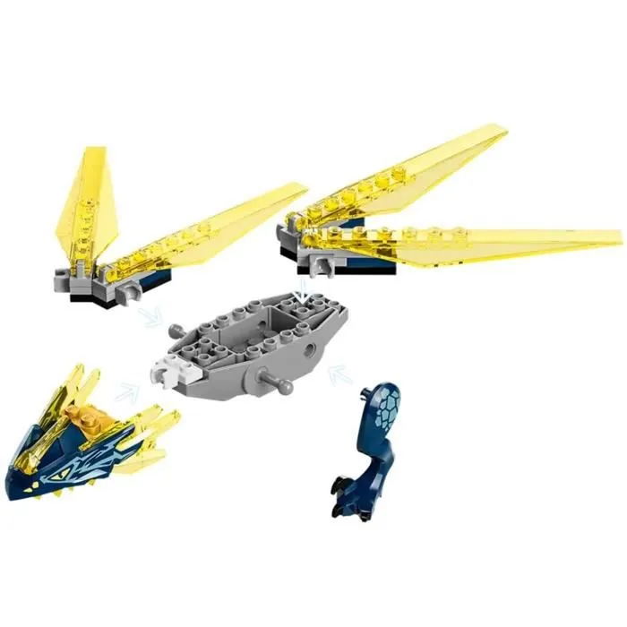 Set de construction - Lego Ninjago - 71798 - 3 minifigurines - 2 dragons - 157 pièces-3
