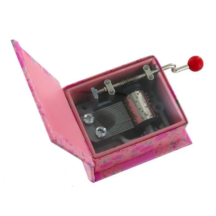 Boîte à musique en carton en forme de livre - LUTECE CREATIONS - La vie en rose - 18 notes-1