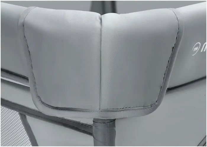 Moby-System Parc Bébé Pliable 200 x 180 X 68 gris avec base antidérapante, stable, protection imperméable à l'eau, sac de transport-4