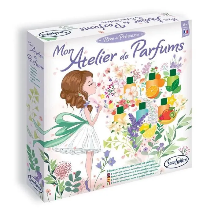 Coffret cosmétique - Sentosphere - Mon Atelier De Parfum - 6 huiles essentielles - Pour enfants - Mixte-1