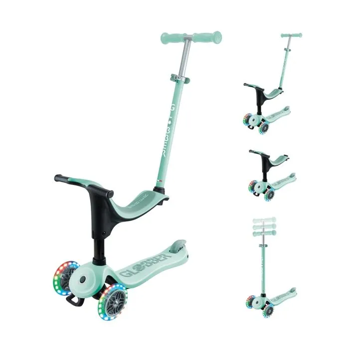 Globber - Trottinette évolutive GO-UP SPORTY LIGHTS - Vert menthe-5