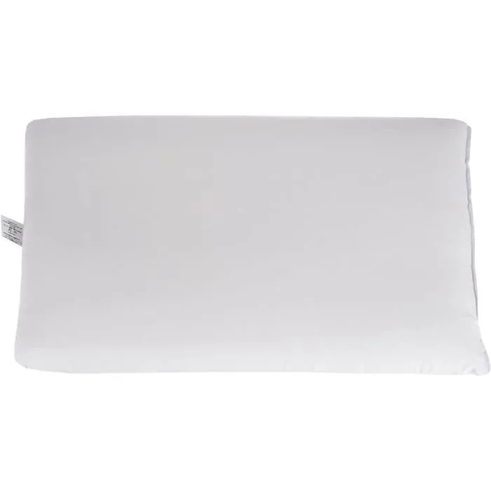 Oreiller - HOMESCAPES - Rectangulaire - 50 x 75 cm - 100% microfibre - Aloe Vera - Hypoallergénique-0