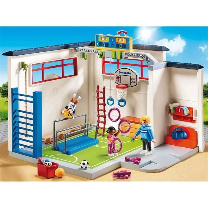 PLAYMOBIL - 9454 - City Life - Salle de sports pour enfants - 130 pièces - Garantie 2 ans-2