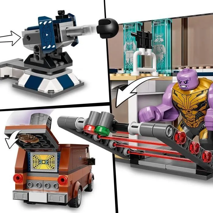 LEGO® 76192 Marvel Super Heroes™ Le combat final d’Avengers: Endgame, Jeu de Construction avec Thanos et 6 Mini figurines-2