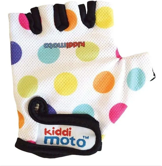 Kiddimoto - Gants Pastel Dotty MEDIUM-0