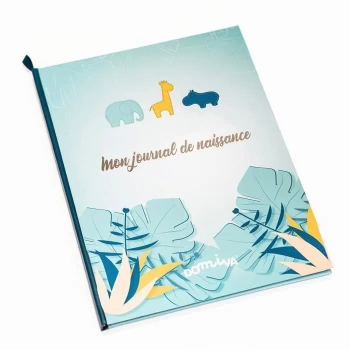 DOMIVA Livre naissance Zanimo - Bleu - 31,5 x 22 cm-1