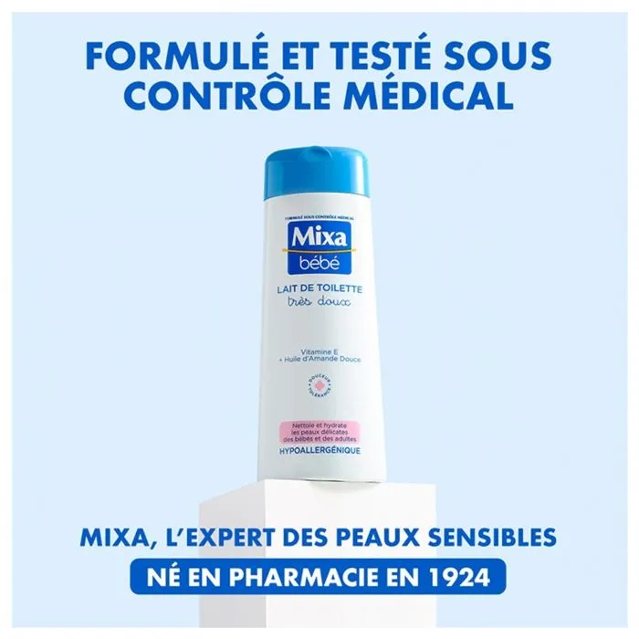 Mixa Bébé Lait de Toilette Très Doux 300ml-2