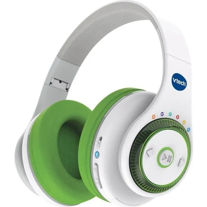 Casque audio interactif pour enfants - VTECH - Kidi Audio Max - Réglage du volume sonore - Livret imagé inclus-0